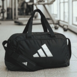 Mala De Treino Feminina Defender Capacidade De 31,2 L adidas Cor Black / Silver Metallic Desenho Do Tecido Liso