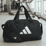 Mala De Treino Feminina Defender Capacidade De 31,2 L adidas Cor Black / Silver Metallic Desenho Do Tecido Liso