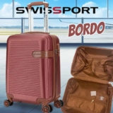 Mala de Viagem Swissport ABS Resistente Rodas 360° (Vinho)