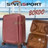 Mala de Viagem Swissport ABS Resistente Rodas 360° (Vinho)