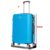 Mala Media De viagem Azul Santino Resistente e Leve Rodas 360° Giratória Bloqueio TSA