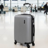 Mala Pequena De Bordo Londres 4 Rodas Swiss Move Prata