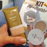 Mantecorp Skincare Episol Kit – Pó Compacto FPS50 + Protetor Solar Tom 2 – Claro