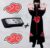 Manto Roupa Cosplay Akatsuki com Bandana Akatsuki