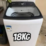 Máquina de lavar Brastemp BWF18AB 18kg branca carga superior eficiente resistente