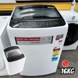 Máquina de Lavar LG 16kg Branca WT16WV6 Cesto Inox com inteligência artificial Branca