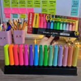 Marca Texto – STABILO BOSS ORIGINAL – Estojo com 15 unidades + Suporte de mesa – Em 15 cores