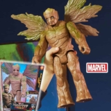Marvel, Boneco Groot Blast ‘N Battle, Marrom