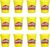 Massa de Modelar Play-Doh Kit com 12 Potes grandes de Massinha – Amarelo – E4829 – Hasbro, Multicor