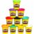 Massa Modelar Playdoh C/ 10 Potes – 29413 – Hasbro Play-doh Massa Modelar Playdoh C/ 10 Potes Cores Variadas