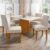 Mesa de Jantar Jasmin 1,60 com 6 Cadeiras Giovana New Ceval
