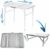 Mesa Dobrável Alumínio 60 X 45cm Vira Maleta Palisad Forte