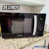 Micro-ondas Britânia 25 Litros Preto 1100w Bmo28