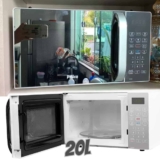 Micro-ondas Philco PMO23EB Limpa Fácil 20 Litros Potência de 1100W Cor Branco