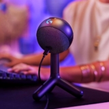 Microfone Gamer Logitech G Yeti Orb com RGB LIGHTSYNC, USB Plug and Play para Gravação de Conteúdo e Streaming, Preto – 988-000550