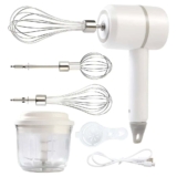 Mixer 3×1 Batedeira Ovos Processa Tritura Portátil Doméstico 50 Hz Aleatório