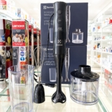 Mixer Electrolux 600ml, Preto, 220v | Misturador Multiuso, 3 em 1, 400W, 2 velocidades, 3 acessórios, mini processador, resistente temperatura, livre BPA, EIB10