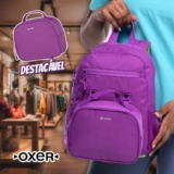 Mochila Lancheira Oxer Brick Destacável Infantil