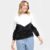 Moletom Fechado Volare Bicolor Plush Feminino