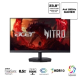 Monitor Acer Nitro KG241Y P3BIP 23.8” Full HD LED VA 180 Hz 0.5ms HDMI AMD FreeSync Premium Preto