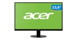 Monitor Acer Ultra-Thin SA240Y G0, 23.8″” LED IPS, Full HD, 120Hz, 1ms, HDMI e VGA, Adaptive-Sync – UM.QS0AA.005