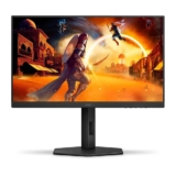 Monitor Gamer AOC 27″ Full HD, IPS, 180Hz, 0,5ms, HDMI e DP, W-LED, Antireflexo, Ajuste de Altura, Preto – 27G4/P
