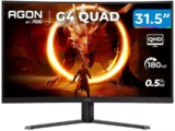 Monitor Gamer AOC Gaming 32″ QHD 180Hz VA 0,5ms HDMI DisplayPort – Bivolt