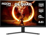 Monitor Gamer Curvo AOC AGON QUAD 32″ 180Hz 0,5ms HDR10 CQ32G4E