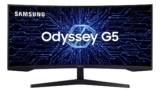 Monitor Gamer Curvo Samsung Odyssey 34″ G5 165 Hz 1ms Ultrawide Preto