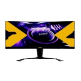 Monitor Gamer KBM! Gaming MG800 34″ QHD, Ultrawide, 180Hz, 1ms, HDMI e DP, Adaptive Sync, 95% SRGB, Preto – KGMG80034PT