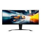 Monitor Gamer KBM! Gaming MG800 34″ QHD, Ultrawide, 180Hz, 1ms, HDMI e DP, Adaptive Sync, 95% SRGB, Preto – KGMG80034PT