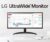 Monitor Gamer LG 26″ Ultra Wide, 75Hz, Full HD, 1ms, IPS, HDMI, FreeSync Premium, HDR 10, 99% sRGB, VESA – 26WQ500
