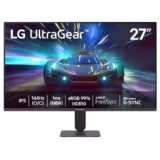 Monitor Gamer LG UltraGear 27″, Full HD, 144Hz, 1ms, IPS, G-Sync, FreeSync, HDR10, Preto – 27G411A-B