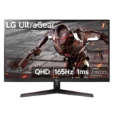 Monitor Gamer LG UltraGear 32″, 2K QHD, 165Hz, 1ms, VA, FreeSync Premium, G-Sync, HDR10 – 32GN600-B
