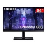 Monitor gamer Samsung Odyssey G30 S24BG30 24″ preto 100V/240V