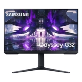 Monitor Gamer Samsung Odyssey G32 27″ LED Full HD, 165 Hz, 1ms, HDMI/DisplayPort, FreeSync Premium, Ajuste de Altura, Preto – LS27AG320NLXZD
