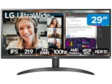 Monitor LG 29wq500b-b Ultrawide Full Hd – Ips, 100hz, Hdr10 Cor Preto 127/220V