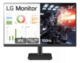 Monitor Gamer LG 24MS500-B 24ms Ips Fullhd 100hz Ajuste de Inclinação Negro