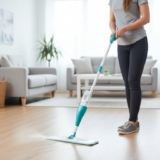 Mop Spray Para Limpeza de Casa Cozinha Giratório Reservatório Rodo Limpeza Esfregão Mope Vassoura Para Piso – Importado