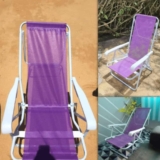 Mor – Cadeira Reclinável Aço 8 Posições Lilás