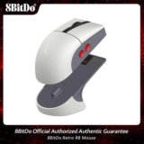 Mouse Gamer Sem Fio 8bitDo Retrô R8, Sensor PAW3395, com Dock