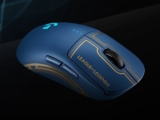 Mouse Gamer Sem Fio Logitech G PRO League Of Legends, RGB, 25.600 DPI, Wireless, Lightspeed, 8 Botões, Hero 25K, Azul – 910-006450
