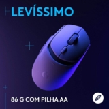 Mouse Gamer sem fio Logitech G309 LIGHTSPEED com Switches LIGHTFORCE, Sensor HERO 25K, 6 botões programáveis, Compatível com PC/macOS/Windows – Branco