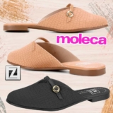 Mule Moleca Croco Bico Fino
