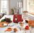 Multiprocessador de alimentos Philips Walita 1,5 Litros PowerChop vermelho 600W RI7300 127V