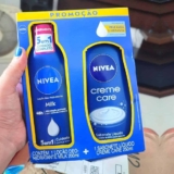 NIVEA Kit Loção Hidratante Milk Pele Seca a Extrasseca 200ml + Sabonete Líquido Creme Care 250ml-embalagem variável