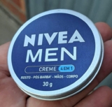 NIVEA MEN Creme Masculino 4 em 1 30g – Hidratação intensa, evita ressecamento, com vitamina E, textura creme, rápida absorção