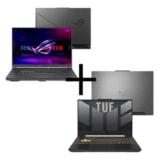 Notebook Gamer ROG Strix G16 G614JU-N3380W Eclipse Gray + Notebook ASUS TUF Gaming F15 FX507VU-LP151 Mecha Gray