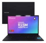 Notebook Positivo Vision R15m Amd Ryzen 5-5625u Linux 8gb Ram 256gb Ssd Wi-fi 6 Tela 15 Full Hd Ips Antirreflexo – Permite Upgrade De Memória Ram E Ssd – Preto