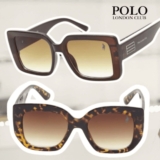 Óculos de Sol Polo London Club com Proteção UVA/UVB – Kit contém estojo e flanela